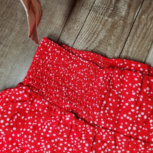 Gap Red Polka Dot Mini Skirt Women's Size Small 100% Rayon NWOT - Picture 6 of 13